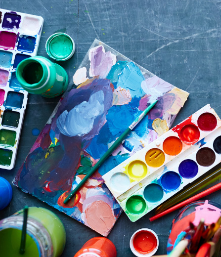 Art materials for Artbeatz creative experience